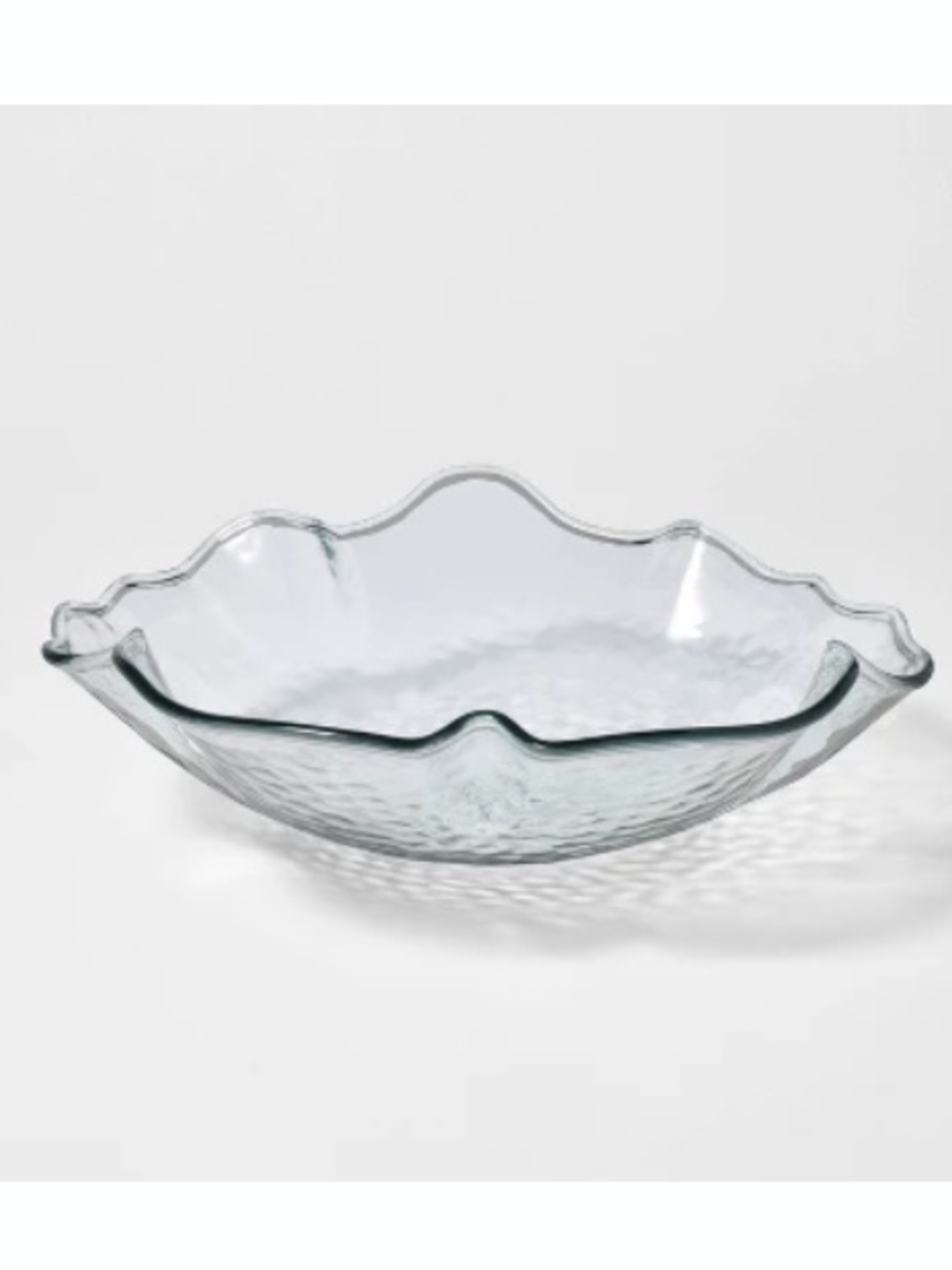 Acrylic Ruffled Serve Bowl - Clear by Threshold with Studio McGee, 2026